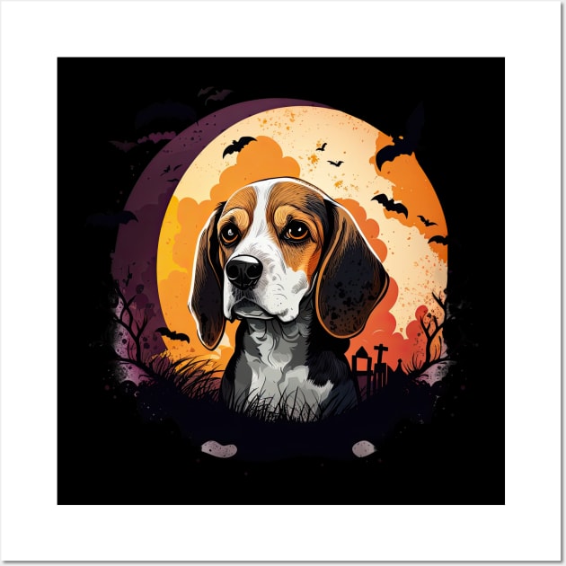 Halloween Beagle Wall Art by JayD World